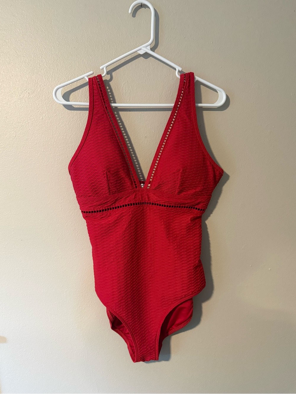 Sea Level Honeycomb Spliced One Piece Swimsuit Size 10